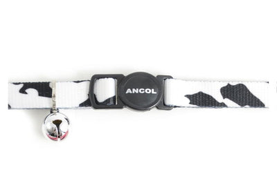 Ancol Safety Buckle Cat Collar Camoflage Black & White